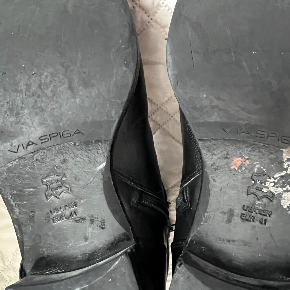 Via Spiga Black buckle boots - Picture 5 of 10